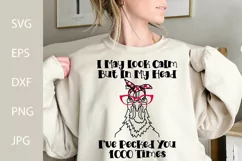 I May Look Calm But In My Head I've Pecked You 1000 Times Product Image 3