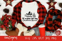 Most Likely To Watch All The Christmas Movies SVG Product Image 3