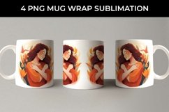 Embrace the Heart - Self-Acceptance Mug Wrap Sublimation PNG Product Image 3