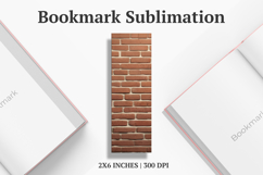Bricks Wall Bookmark Sublimation Product Image 1