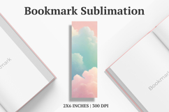 Clouds Bookmark Sublimation Product Image 1