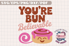 Kawaii Food Funny Quote Vintage SVG Design Fun Cute Product Image 1