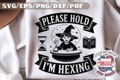 Halloween Witch Quote black and white SVG Funny PNG Sarcasm Product Image 1
