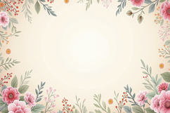 Floral Border Background Product Image 1