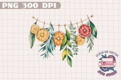 Sicilian Summer Market Clipart PNG Sublimation Fruit Lemon Product Image 1