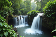 Forest Waterfall Background Product Image 1