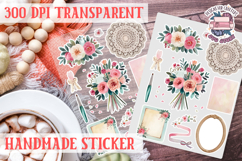 Handmade Crafter sticker flowers Love Patchwork Sewing Knit Product Image 1