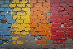 Weathered Brick Wall Background Wallpaper Product Image 1