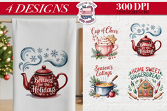 Christmas KITCHEN Quote Clipart PNG Sublimation 4 Design Product Image 1