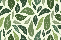 Green Leaves Pattern Background Product Image 1