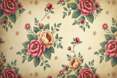 Vintage Floral Pattern Background Wallpaper Product Image 1