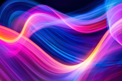 Abstract Colorful Glowing Waves Background Wallpaper Product Image 1