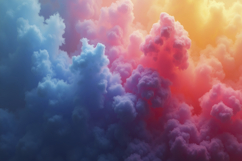 Colorful Clouds Background Wallpaper Product Image 1