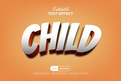 Child 3D Text Effect Style Product Image 1