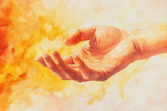 Watercolor Hand Background Product Image 1