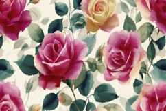 Roses Pattern Background Product Image 1