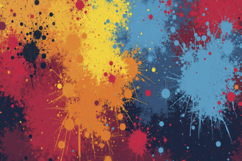Colorful Paint Splash Background Product Image 1