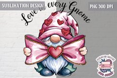 St Valentine’s Coquette Bow PNG Holidays Funny Watercolor Product Image 1