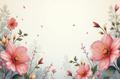Floral Border Background Product Image 1