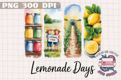 Summer Farm Brushstrokes PNG Sublimation Rustic Country Product Image 1