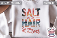 Summer Sublimation Design Beach Funny Ocean Breeze Quote Product Image 1