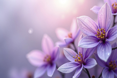 Purple Flowers Background Wallpaper Product Image 1