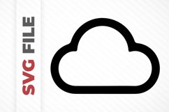 Cloud SVG File Product Image 1