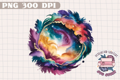 Celestial Magic Sublimation Design PNG Clipart Scrapbook Product Image 1