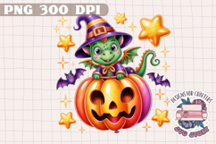 Cute Halloween Animal Autumn Sublimation design Fall KIds Product Image 1