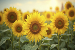 Common Sunflowers Background Wallpaper Product Image 1