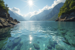 Natural Landscape Background Wallpaper Product Image 1