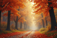 Autumn Forest Background Product Image 1