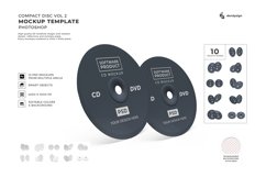Compact Disc CD DVD Mockup Template Bundle 2 Product Image 1