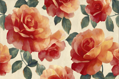 Roses Pattern Background Product Image 1