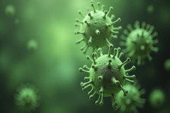 Virus Particles Background Wallpaper Product Image 1