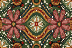Colorful Mexican Floral Background Product Image 1