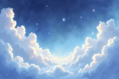 Blue Sky With Clouds Background Product Image 1