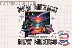USA STATE America Summer Camping PNG Watercolor Design Sign Product Image 1