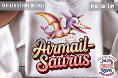 Christmas Dinosaur Funny Quote Sublimation design Tshirt Product Image 1