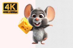 Cartoon Mouse Transparent PNG Product Image 1