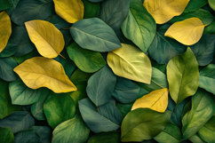 Green and Gold Leaves Background Wallpaper Product Image 1