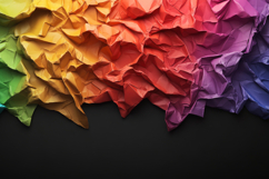 Colorful Crinkled Paper Background Wallpaper Product Image 1