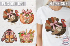 Fall Patchwork Clipart PNG Sublimation 4 Designs Product Image 1