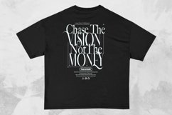 Chase the Vision Streetwear Typography T-shirt Design Product Image 1