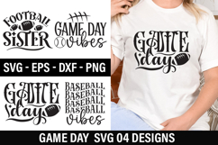 Game Day SVG Design - Baseball vibes Product Image 1