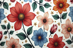 Colorful Floral Background Product Image 1