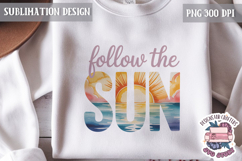Summer Sublimation Design Beach Funny Ocean Breeze Quote Product Image 1