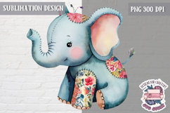 Cute Patchwork Animal Sublimation Design PNG kids t-shirt Product Image 1