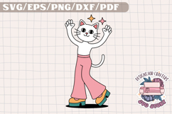 Groovy Summer Pastel Colors SVG Design Mascot Product Image 1