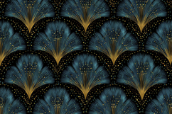 Art Deco Fan Pattern Background Product Image 1